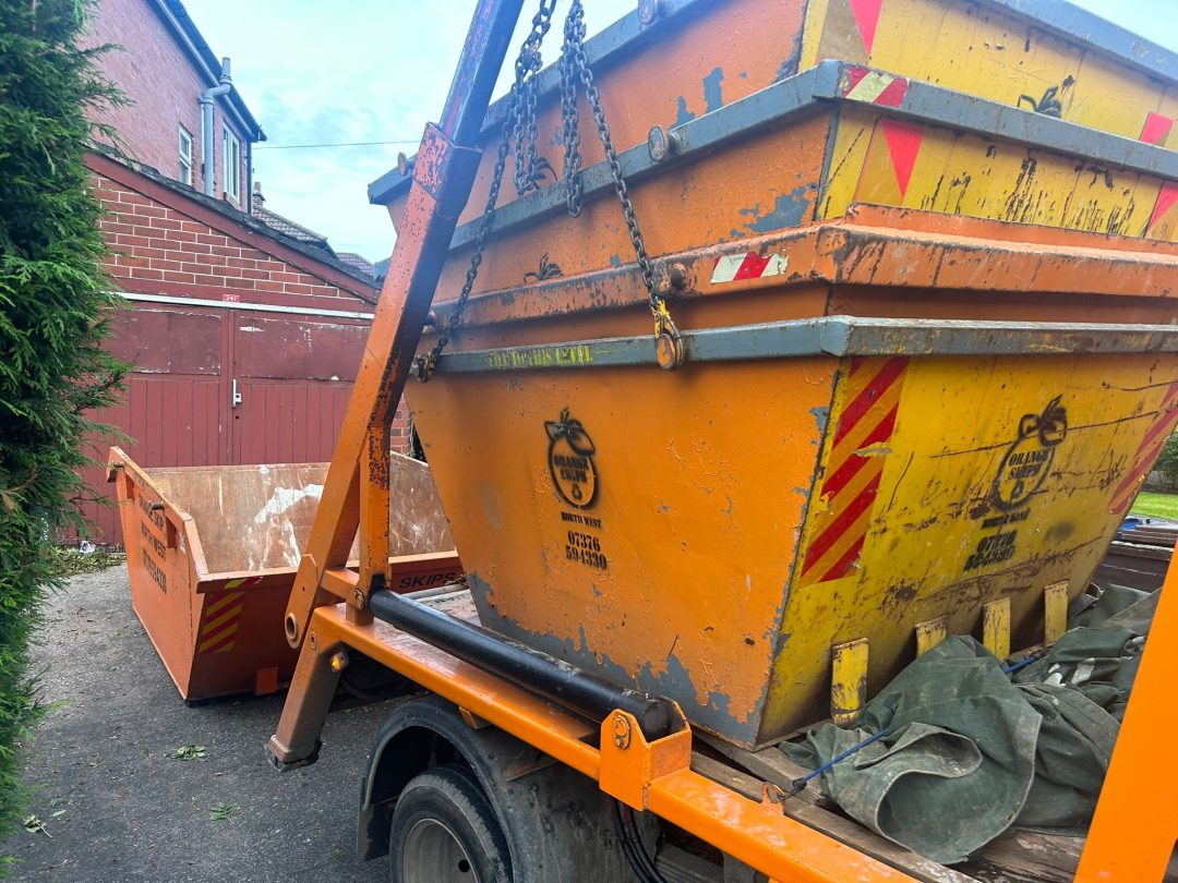 Skips in Prestwich